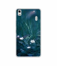 Amazon Brand - Solimo Designer White Flower UV Printed Soft Back Case Mobile Cover for Lenovo K3 Note / A7000