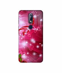 Amazon Brand - Solimo Designer Love 3D Printed Hard Back Case Mobile Cover for Nokia 7.1