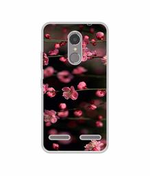 Amazon Brand - Solimo Designer Pink Flowers UV Printed Soft Back Case Mobile Cover for Lenovo K6 Power