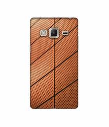 Amazon Brand - Solimo Designer Leather Texture 3D Printed Hard Back Case Mobile Cover for Samsung Z3