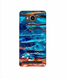 Amazon Brand - Solimo Designer Blue Oil Color 3D Printed Hard Back Case Mobile Cover for Lenovo A7700