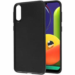 Amazon Brand - Solimo Mobile Cover for Samsung Galaxy A50s (Soft & Flexible Back case), Black