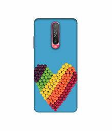 Amazon Brand - Solimo Designer Ball Heart 3D Printed Hard Back Case Mobile Cover for Poco X2 / Mi Redmi K30