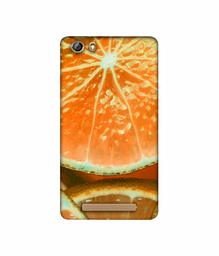 Amazon Brand - Solimo Designer Orange Slice 3D Printed Hard Back Case Mobile Cover for Gionee Marathon M5 lite