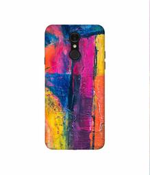 Amazon Brand - Solimo Designer Color Mash On Canvas 3D Printed Hard Back Case Mobile Cover for LG Q7