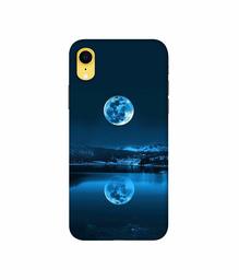 Amazon Brand - Solimo Designer Moon Pattern Print 3D Printed Hard Back Case Mobile Cover for Apple iPhone XR