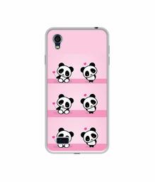 Amazon Brand - Solimo Designer Panda Pattern UV Printed Soft Back Case Mobile Cover for Vivo Y11