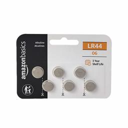 AmazonBasics Celda LR44-6PKB , LR44, 6 count, 1