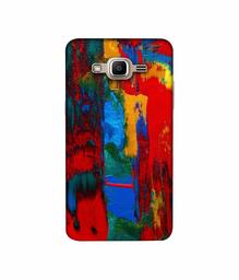 Amazon Brand - Solimo Designer Multiolor Brush Texture on Wall 3D Printed Hard Back Case Mobile Cover for Samsung Galaxy J2 Prime