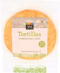 365 Everyday Value, Tortillas Habanero Lime, 8