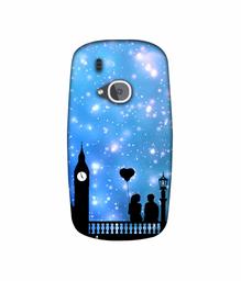 Amazon Brand - Solimo Designer Love Couple Vector 3D Printed Hard Back Case Mobile Cover for Nokia 3310