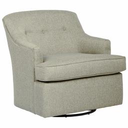 Amazon Brand – Stone & Beam Wolcott Swivel Chair, Fabric, 33