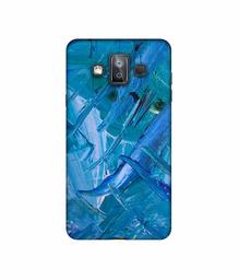 Amazon Brand - Solimo Designer Blue Paint 3D Printed Hard Back Case Mobile Cover for Samsung Galaxy J7 Duo