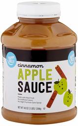 Happy Belly Applesauce, Cinnamon, 48 Ounce