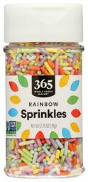 365 Everyday Value, Rainbow Sprinkles, 2.75 oz