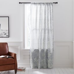 Stone & Beam Light Filtering Jacquard Diamond Curtain