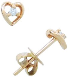 [An AJC Collection] an AJC Collection K18PG Diamond Earrings ajp04pg