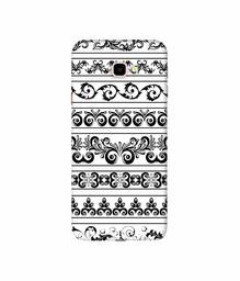 Amazon Brand - Solimo Designer Black Multi Patterns 3D Printed Hard Back Case Mobile Cover for Samsung Galaxy J4 Plus