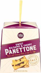 WHOLE FOODS MARKET Panettone Sweet Balsamic And Cherry, 16 OZ