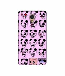 Amazon Brand - Solimo Designer Panda Experation 3D Printed Hard Back Case Mobile Cover for Lenovo P2