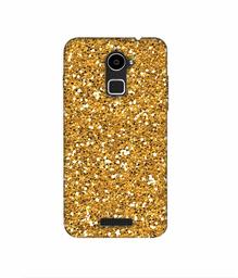 Amazon Brand - Solimo Designer Golden Sparkle 3D Printed Hard Back Case Mobile Cover for Coolpad Note 3 Lite