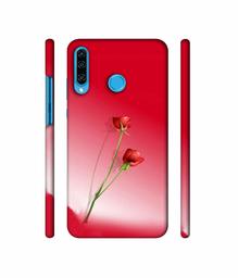 Amazon Brand - Solimo Designer Red Roses 3D Printed Hard Back Case Mobile Cover for Huawei P30 Lite