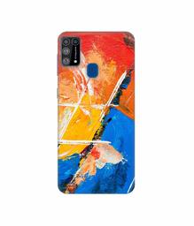 Amazon Brand - Solimo Designer Color Impression On Canvas 3D Printed Hard Back Case Mobile Cover for Samsung Galaxy M31