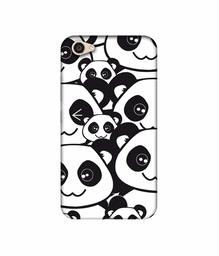 Amazon Brand - Solimo Designer Panda Texture UV Printed Soft Back Case Mobile Cover for Vivo V5 Plus