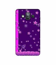 Amazon Brand - Solimo Designer Sparkling Stars 3D Printed Hard Back Case Mobile Cover for Samsung Galaxy J7 Duo