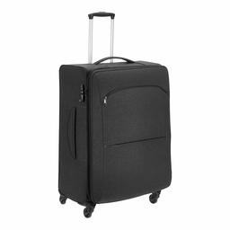 AmazonBasics Urban Valise souple à roulettes pivotantes, 73,7 cm, Noir