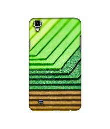 Amazon Brand - Solimo Designer Green Shad Texture 3D Printed Hard Back Case Mobile Cover for LG X Power