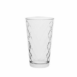 AmazonCommercial - Vasos de tubo, vidrio, 369,6 ml, juego de 6 unidades