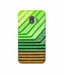 Amazon Brand - Solimo Designer Green Shad Texture 3D Printed Hard Back Case Mobile Cover for Samsung Galaxy J2 Core