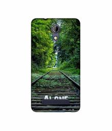 Amazon Brand - Solimo Designer Alone UV Printed Soft Back Case Mobile Cover for Micromax Bharat 2 Q402