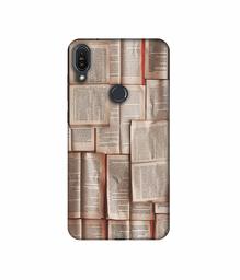 Amazon Brand - Solimo Designer Books Texture 3D Printed Hard Back Case Mobile Cover for Asus Zenfone Max Pro M1 ZB601KL