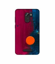 Amazon Brand - Solimo Designer Pink and Blue Brush Texture 3D Printed Hard Back Case Mobile Cover for Gionee A1 Lite