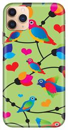 Amazon Brand - Solimo Designer Birds Patterns Design 3D Printed Hard Back Case Mobile Cover for Apple iPhone 11 Pro