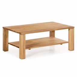 Marca Amazon - Alkove Hayes - Mesa de centro con balda, 115 x 70 x 45 cm, roble salvaje