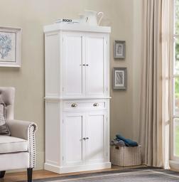 2L Lifestyle Ashlyn Cabinet White Finish, Large