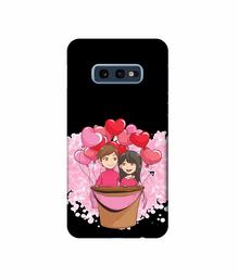 Amazon Brand - Solimo Designer Boy and Girl 3D Printed Hard Back Case Mobile Cover for Samsung Galaxy S10e