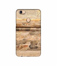 Amazon Brand - Solimo Designer Rushed Marble 3D Printed Hard Back Case Mobile Cover for Oppo F5