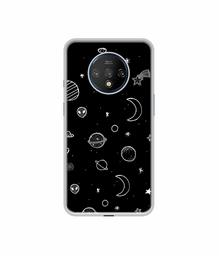 Amazon Brand - Solimo Designer Solar System UV Printed Soft Back Case Mobile Cover for OnePlus 7T