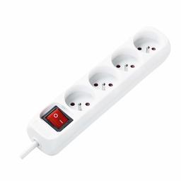 Amazon Basics 4 socket 2 Meter Extension lead with Power switch