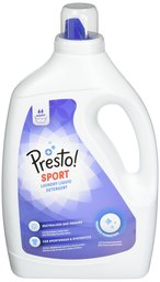 Marca Amazon - Presto! Detergente líquido sport, 176 lavados (4 Packs, 44 cada uno)