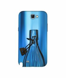 Amazon Brand - Solimo Designer Blue Bottle 3D Printed Hard Back Case Mobile Cover for Samsung Galaxy Note 2 N7100