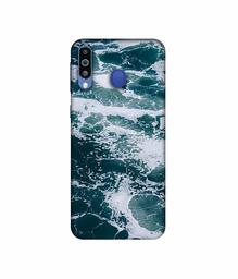 Amazon Brand - Solimo Designer Sea Waves 3D Printed Hard Back Case Mobile Cover for Samsung Galaxy M21