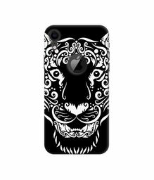 Amazon Brand - Solimo Designer White Tiger 3D Printed Hard Back Case Mobile Cover for Apple iPhone XR (Logo Cut)