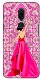 Amazon Brand - Solimo Designer Girl Design 3D Printed Hard Back Case Mobile Cover for OnePlus 6