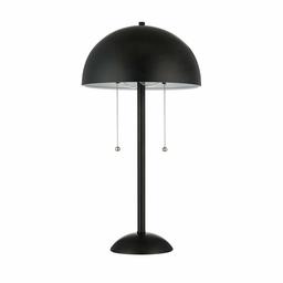 Amazon Brand – Rivet Dome-Shaped Table Lamp, Aster Modern, with Bulb, 21