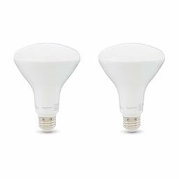 AmazonBasics 65W Equivalent, Daylight, Dimmable, 10,000 Hour Lifetime, BR30 LED Light Bulb | 2-Pack